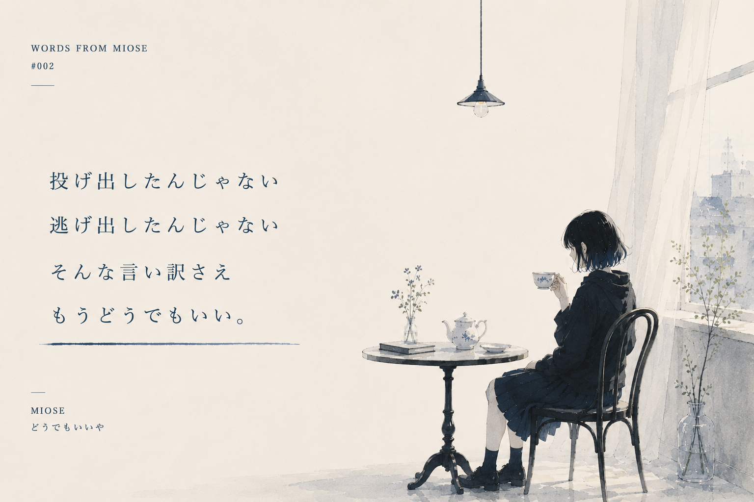Words — どうでもいいや